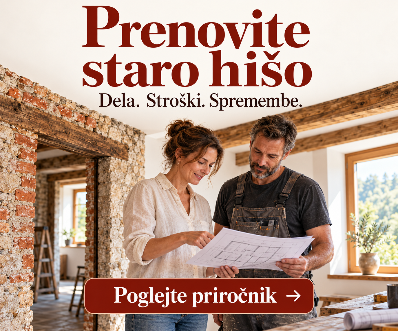 Prenova stare hiše brez izgube pregleda